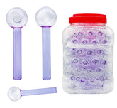 4" Heavy Purple Color Oil Burner 90Pcs Set on Jar
